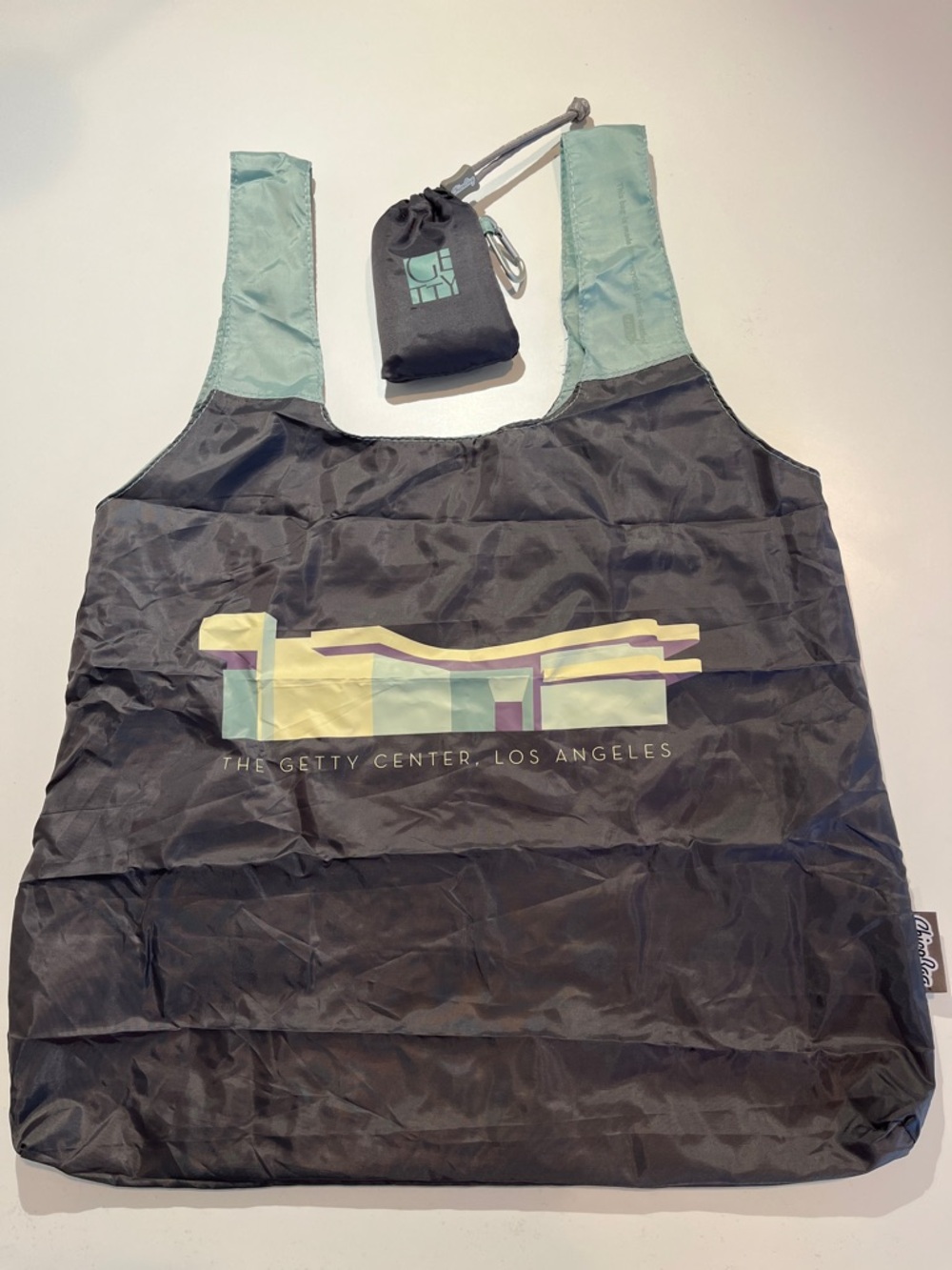 Chico Bag x The Getty Center Set of 2 Reusable Tote Bags w/Carabiners